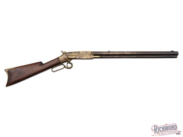 Rare Swingle and Huntington Improved Lever Action Magazine Rifle
