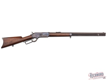 Antique Rare Open Top Winchester Model 1876 Lever Action Rifle in 45-75 W.C.F. Caliber