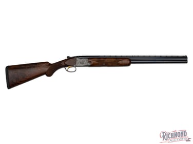 Raymond Risack Double Signed Browning Superposed Diana Grade Skeet Choked Over Under 12 GA Shotgun