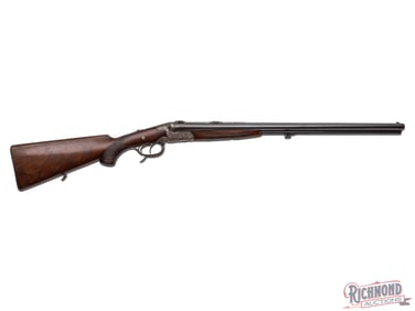 Adolf Loesche Pre-War German Drilling 16x16 GA / 9x72R Combination Gun Shotgun Rifle