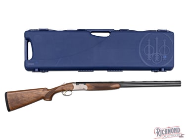 Beretta 686 Silver Pigeon I Two Barrel 28 & 410 GA Over/Under Shotgun Set in Original Case