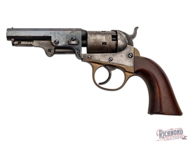 Rare J.M. Cooper Pocket Model Philadelphia Percussion Revolver .31 Cal