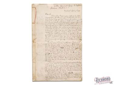 French and Indian/Revolutionary War Letter Book 28 Pages Florida 1760's