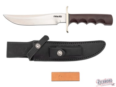 Randall Made Model 3 Hunter 7" Fixed Blade Knife w/ Black Sheath
