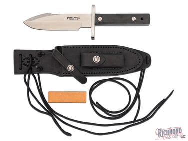 Randall Made Model 17 Astro 5-1/2" Stainless Fixed Blade Knife with Leather Sheath