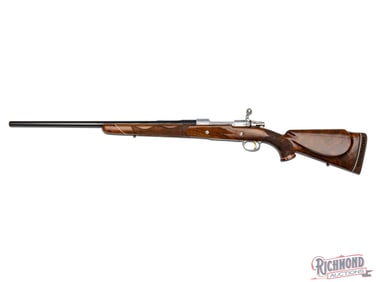 Triple Signed Belgian Browning Safari Olympian .338 Win Mag Rifle by Kowalski, Acampo & Cargnel