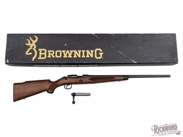 Unfired Browning Model 52 Bolt Action .22 LR Rifle in Original Box