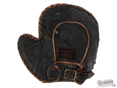 1920's Winchester Baseball Catcher's Mitt 2105 Horsehide Leather Left Handed