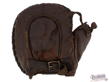1920's Winchester Baseball Catcher's Mitt 2101 Calfskin Leather Right Handed