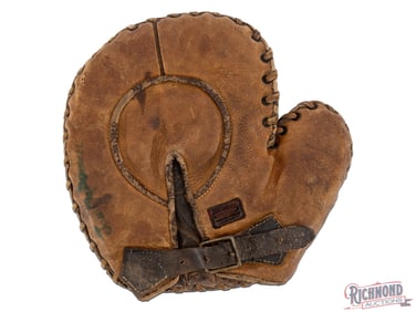 1920's Winchester Baseball Catcher's Mitt 2110 Leather Right Handed