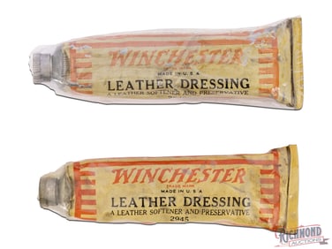 Two Winchester Tubes of Leather Dressing to Soften & Preserve Leather