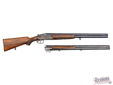 Merkel 203E O/U 12 Gauge Shotgun Two Barrel Set