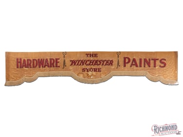 The Winchester Store Hardware Paints Advertising Banner Sign