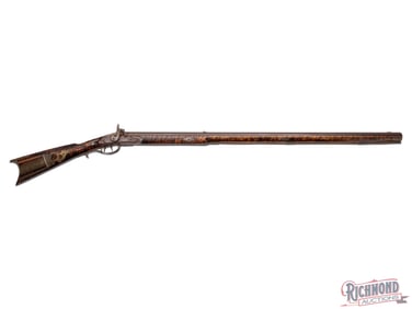 Fullstock Percussion Kentucky Rifle Attributed to Nicholas Shennefelt