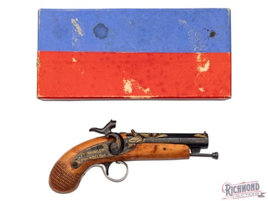 Spanish Made Philadelphia Derringer .44 Caliber Percussion Pistol 1855-Spain