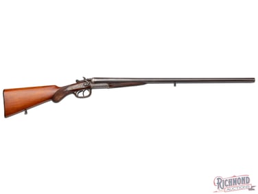 Engraved & Gold Inlaid Liegeoise d'Armes a Feu Double Barrel 12 Gauge Sidelock Shotgun