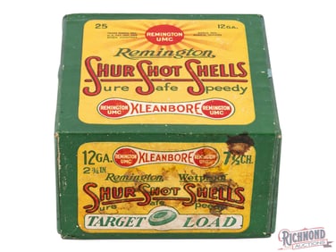 Sealed Remington UMC Shur Shot Shells Sure Safe Speedy Target Load 12 Ga Two Piece Box