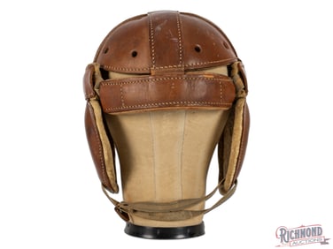 1920's Winchester Model 3245 Leather Adjustable Football Helmet