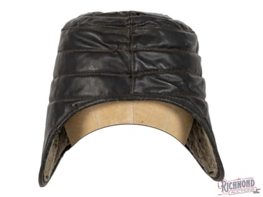 1920's Winchester Model 3236 Boys Beehive Flattop Football Helmet