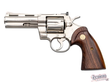 1967 Colt Python .357 Magnum Double Action Revolver 4" Nickel