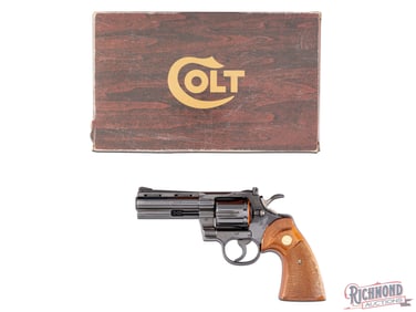 1979 Colt Python .357 Magnum Double Acton Revolver 4" Blued in Original Box