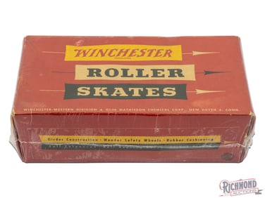 Winchester Roller Skates Laced Toe Trainer No. 10 in Original Factory Box