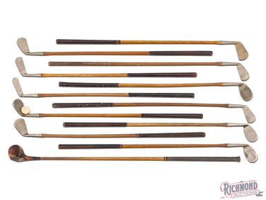 Winchester Jack Hutchinson Set of Golf 12 Assorted Clubs and Golf Ball