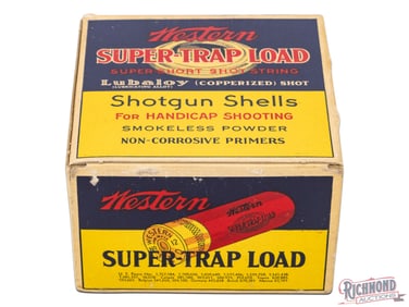 Full Western Super Trap Load For Handicap Shooting Paper Shotgun Shells 12 Ga One Piece Box