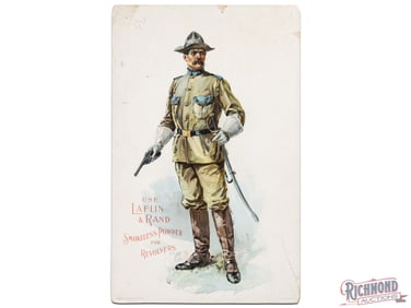 Laflin & Rand Powder Co. Smokeless Powder for Revolvers Advertising Display Sign