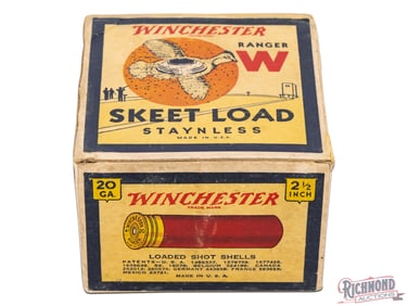 Winchester Ranger Skeet Load Staynless Priming Quail With Target 20 Ga One Piece Box