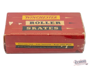 Winchester Roller Skates Super Speed Deluxe No. 60 in Original Factory Box