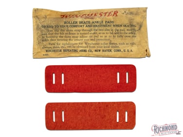 Winchester New Old Stock Roller Skate Pair Ankle Pads in Original Factory Envelope