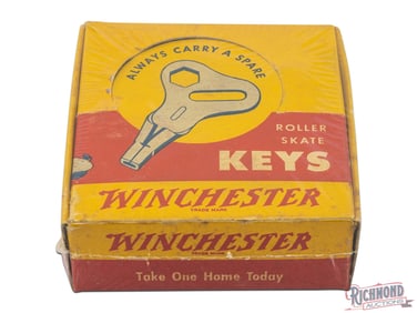 Winchester Roller Skate Keys in Original Retailer Display Box
