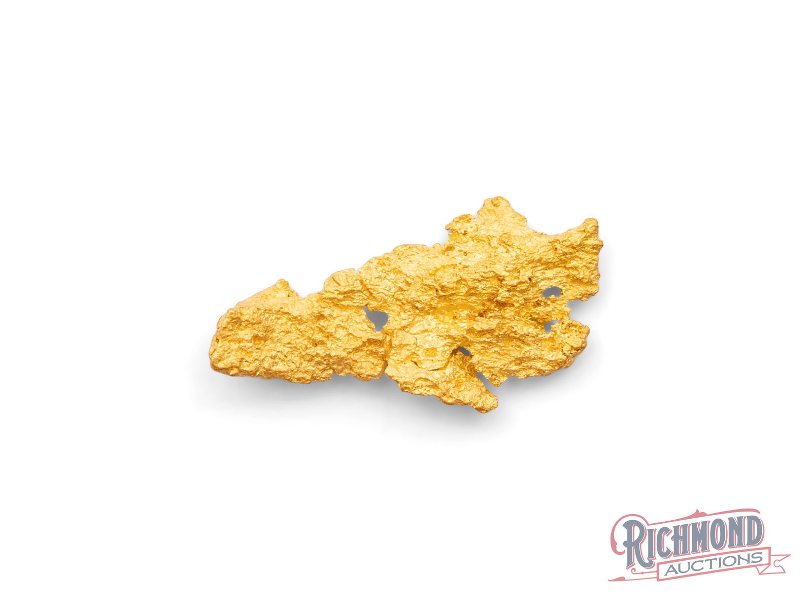 1.9g Natural Gold Nugget: Recovered in Widgiemooltha, a prolific goldfield roughly 100 kilometers from Kalgoorlie, this nugget was found by a family of full-time prospectors with generations of knowledge. Their leases went liv