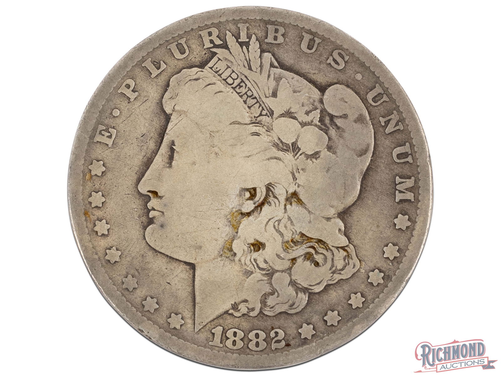 Circulated 1882-CC Morgan Silver Dollar: Most people don't realize that the circulated GSA Morgan Dollar years are actually more rare than the uncirculated grades. I will say it again in a different way: uncirculated Carson City Morgans from