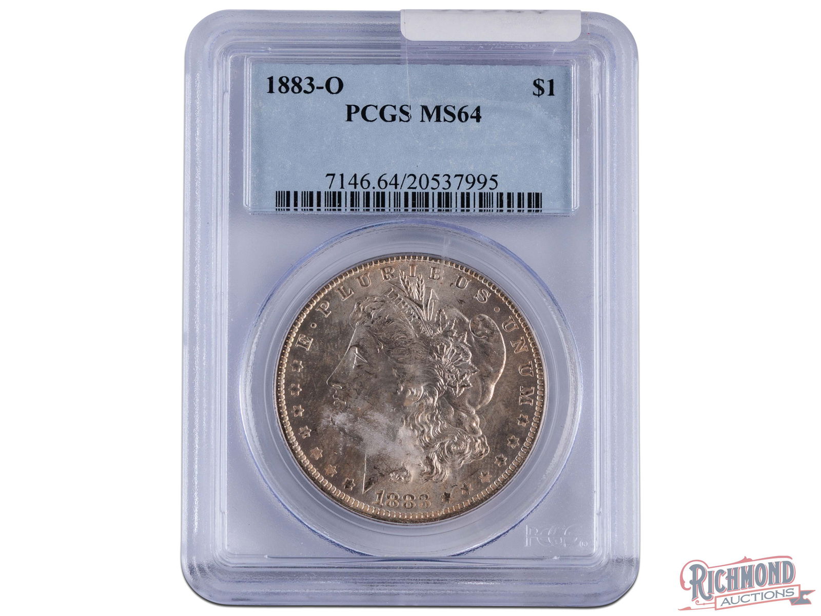1883-O $1 Morgan Silver Dollar, PCGS MS-64 (1 of 2)