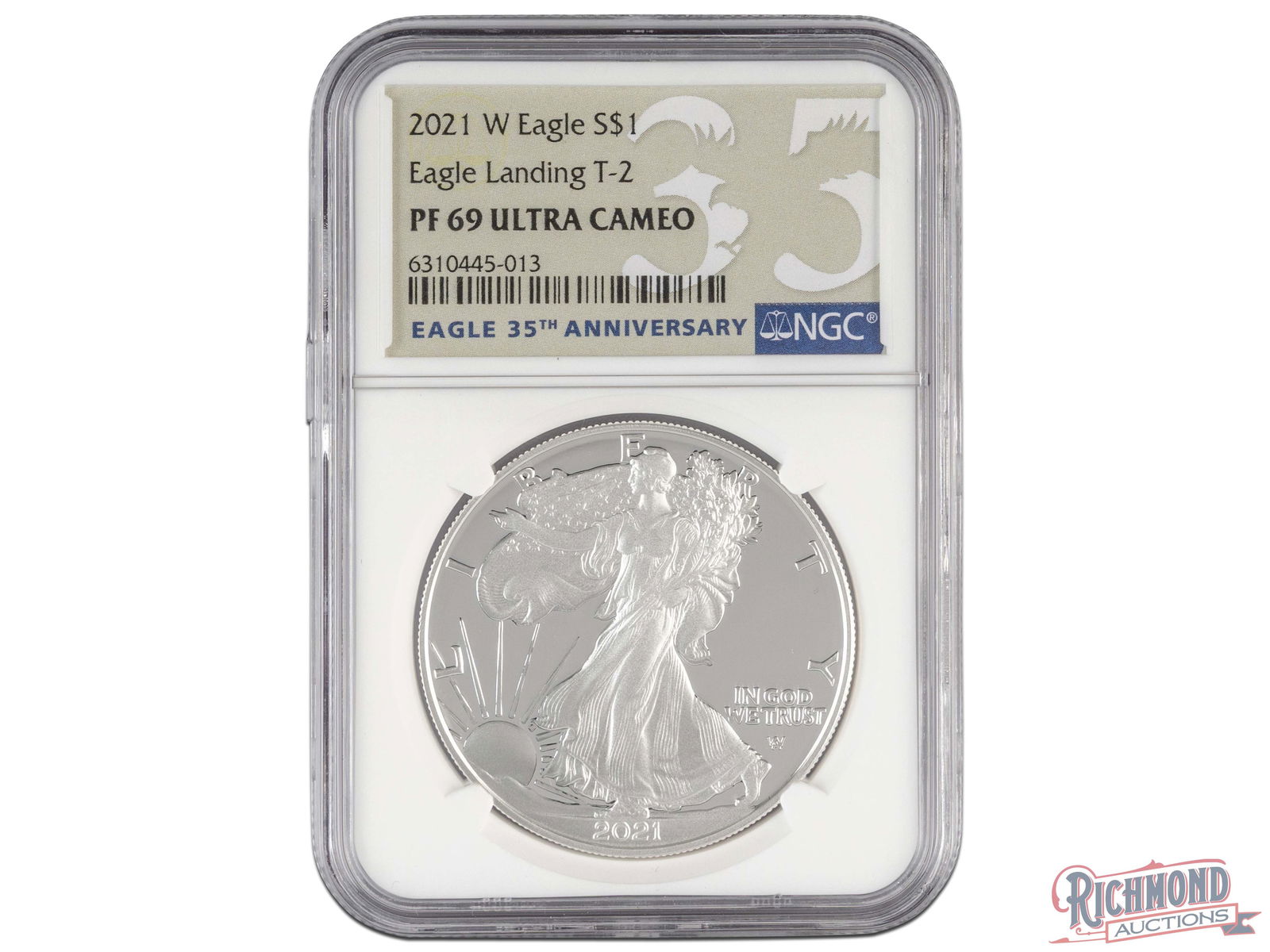 2021 West Point Mint Proof American Silver Eagle (1 of 2)