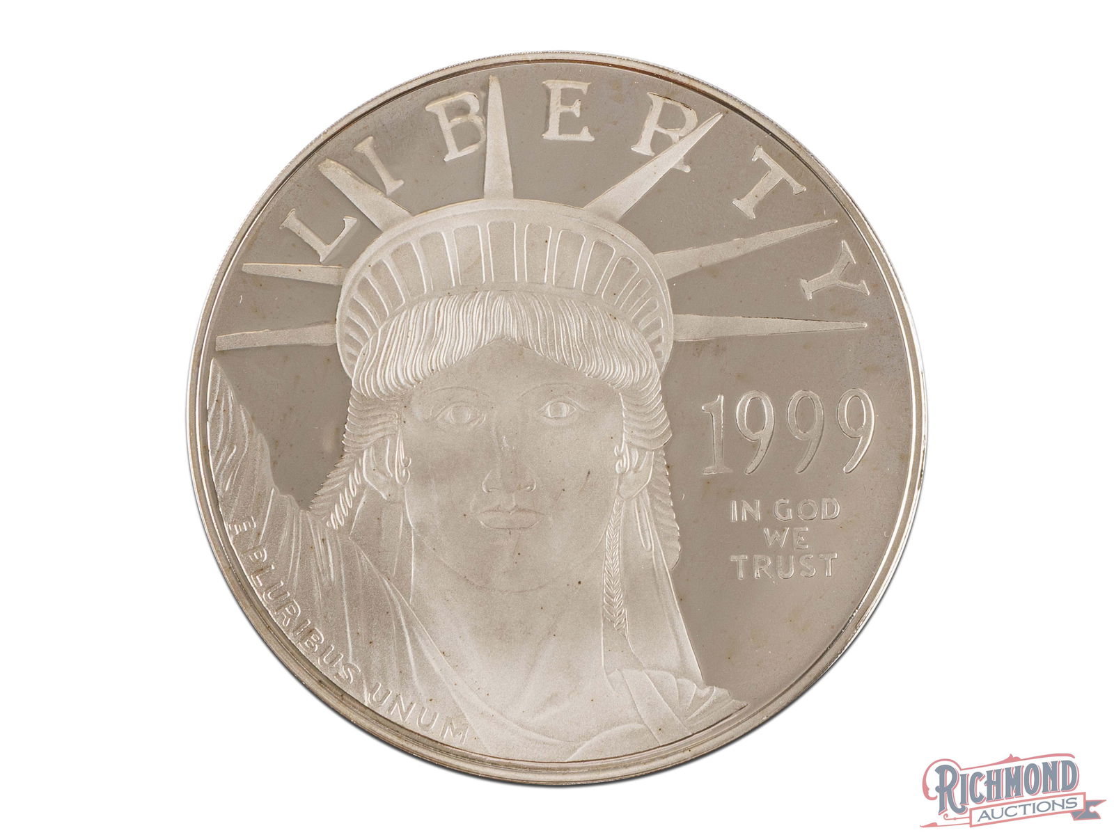 4 Oz Fine Silver Plated in a Layer of Platinum (1 of 2)