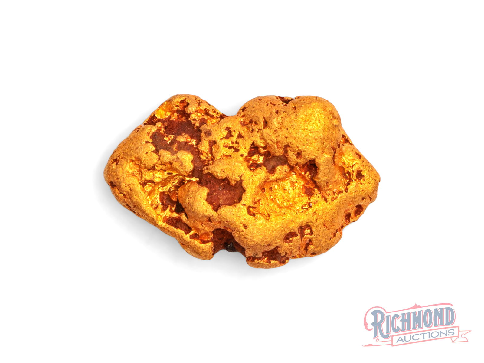 22.7g Natural Gold Nugget - Twin A: Leonora gold has a character all its own, and this nugget is a perfect example. Formed in the desert and shaped by time, it has a strong, heartfelt appearance - not overly polished, not softened by wa