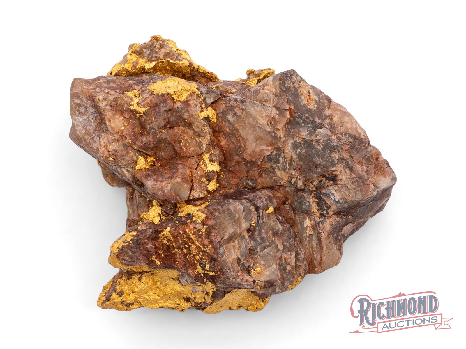 11g Gold Nugget and Quartz Vein Specimen: This striking gold and quartz specimen was recovered directly from the vein, preserved exactly as it formed underground. The quartz is heavily mineralized, giving the piece a raw, jagged structure tha