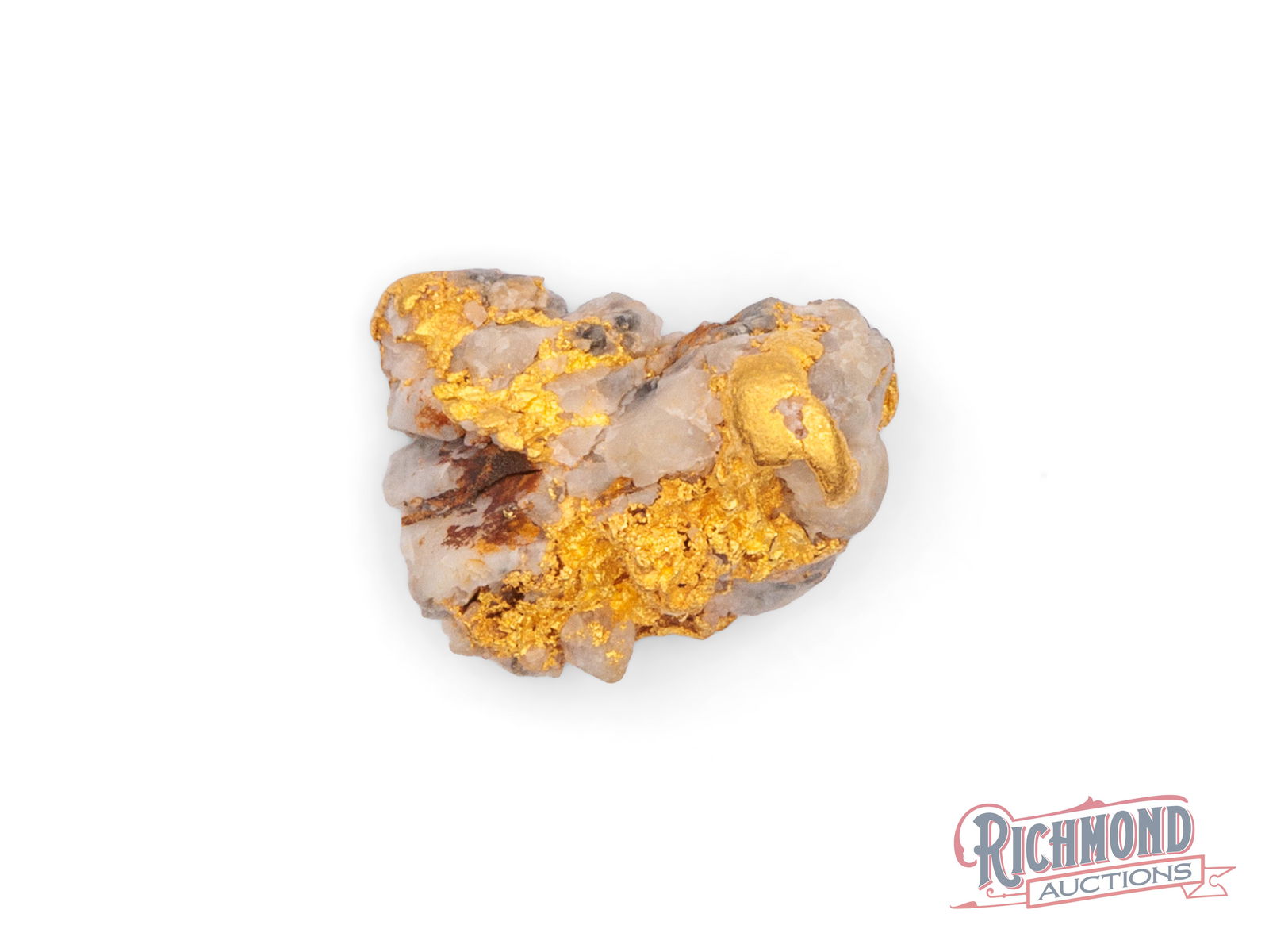 5g Blue Quartz and Gold Specimen: This blue quartz and gold specimen originates from Nullagine, a region renowned for producing some of Australia's most distinctive and character-rich gold. The soft blue hue of the quartz-uncommon in