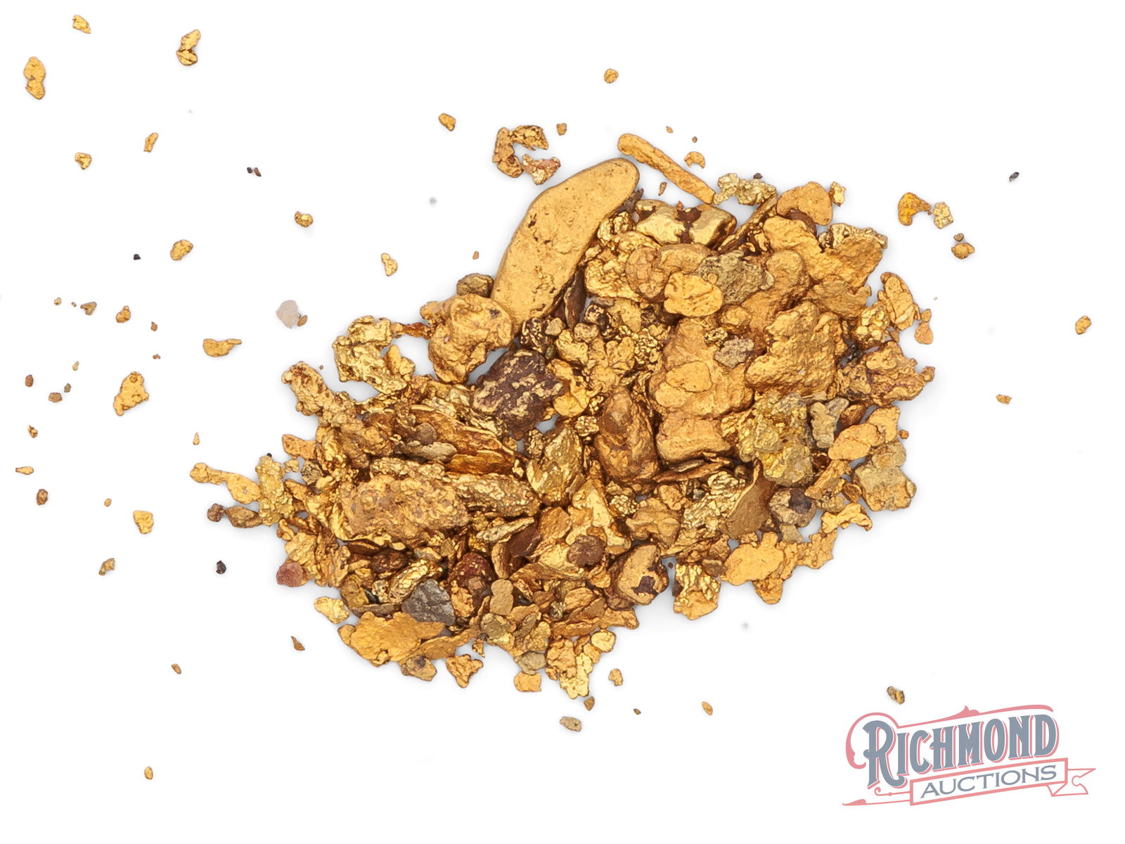 5.5g Parcel of Alluvial Gold Fines: This parcel of North American alluvial gold comes straight from a natural creek system, shaped and refined by flowing water over countless years. Each piece tells the story of movement-softened edges,