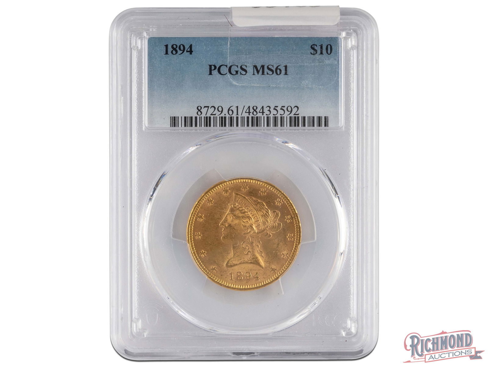 1894 $10 Liberty Gold Eagle, NGC MS-61 (1 of 2)