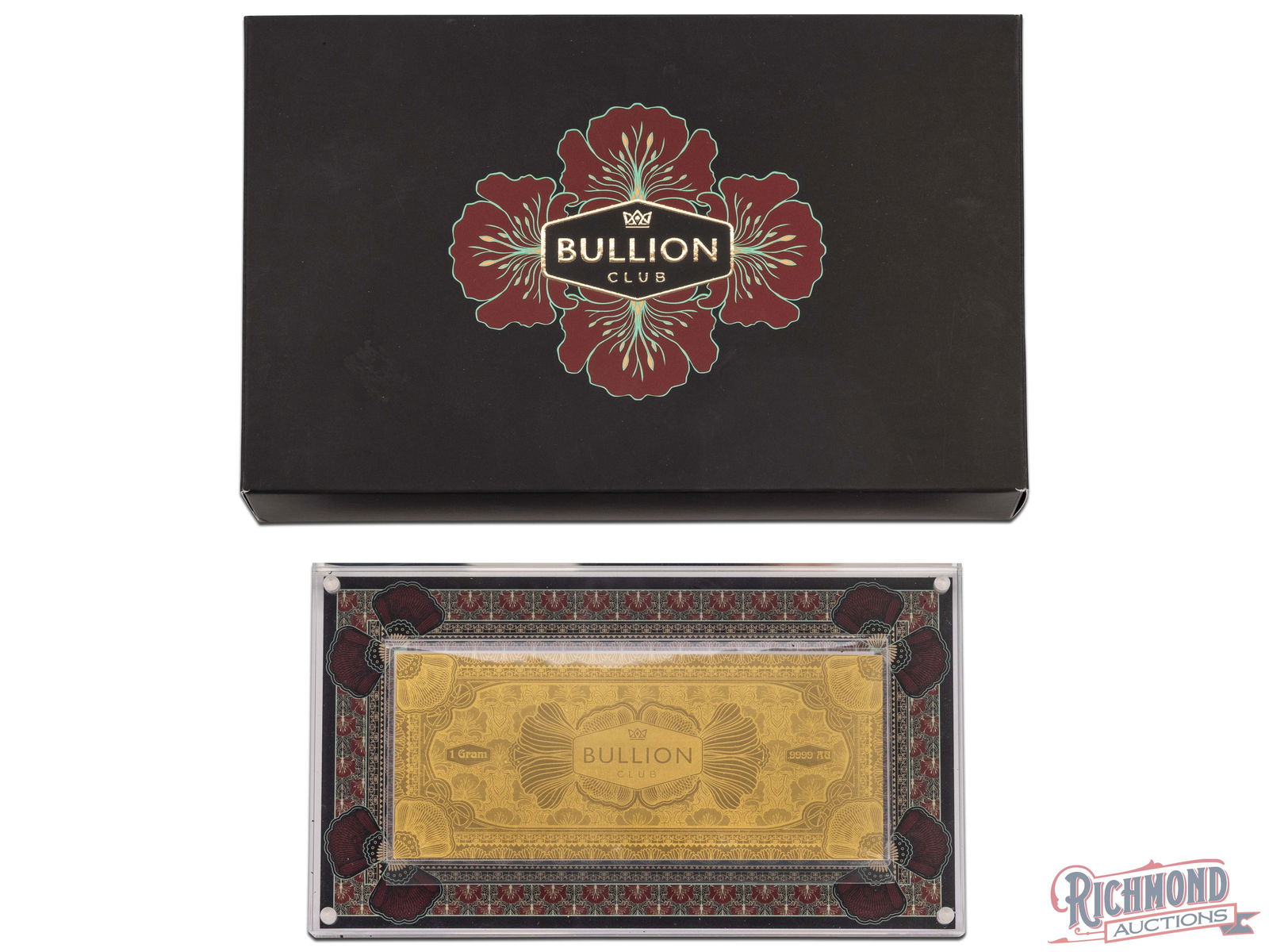 APMEX Bullion Club 1 Gram Gold 0.9999 Fine Bar: VIP Members of APMEX's Bullion Club are awarded a unique gold foil note that contains 1 gram of 0.9999 gold. There is a limited mintage of 1,000 notes and is only given to the top customers. This is y