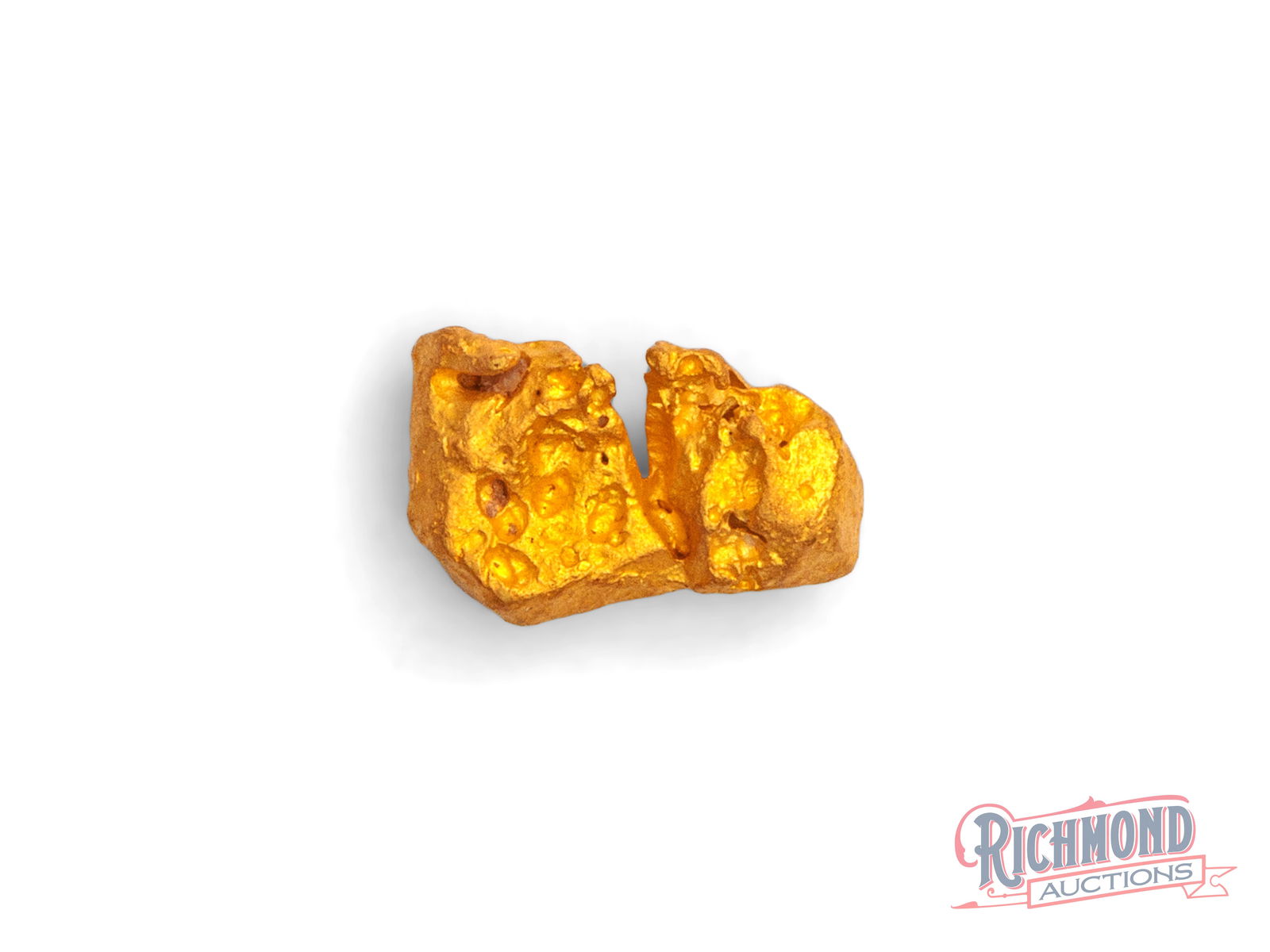 Rare 10.5g Crystalline Nugget - Golden B: This extraordinary crystalline gold nugget has a form so precise and unusual that it almost defies belief - appearing as if it were hand-poured or sculpted, rather than naturally formed. Shapes like