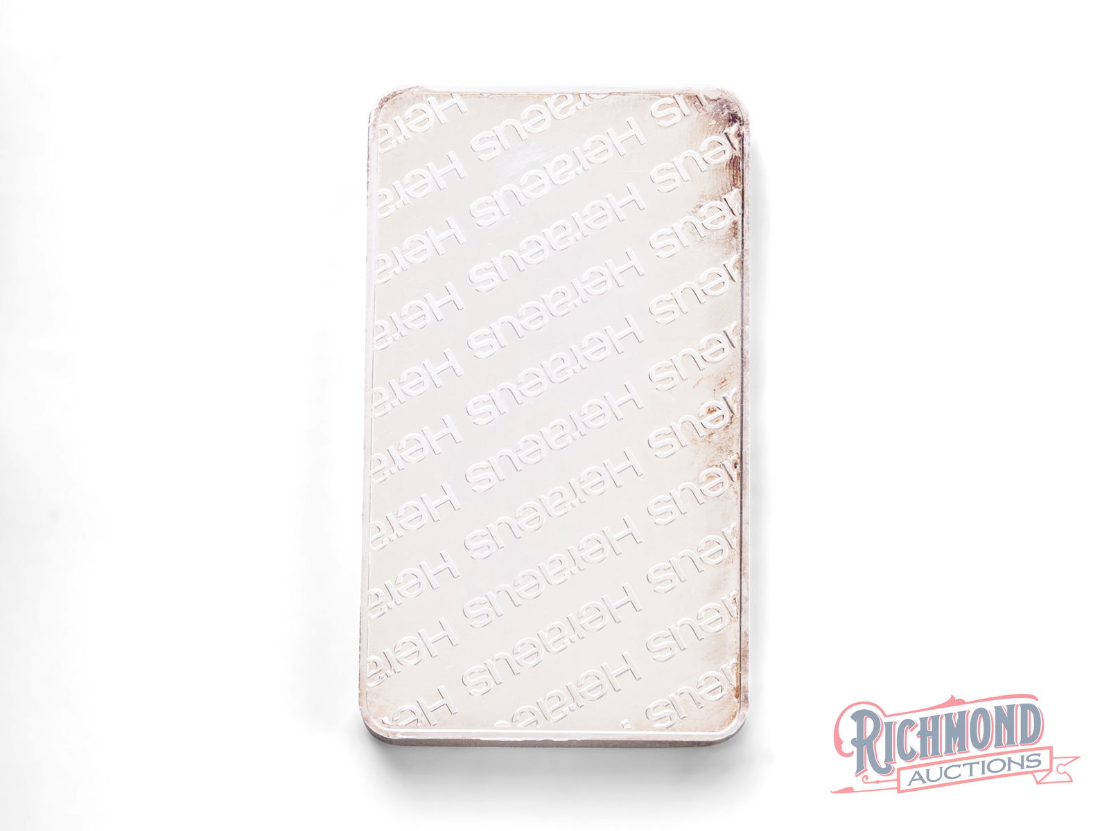 Prooflike Surface Heraeus 10 Ounce Silver Bar - 4