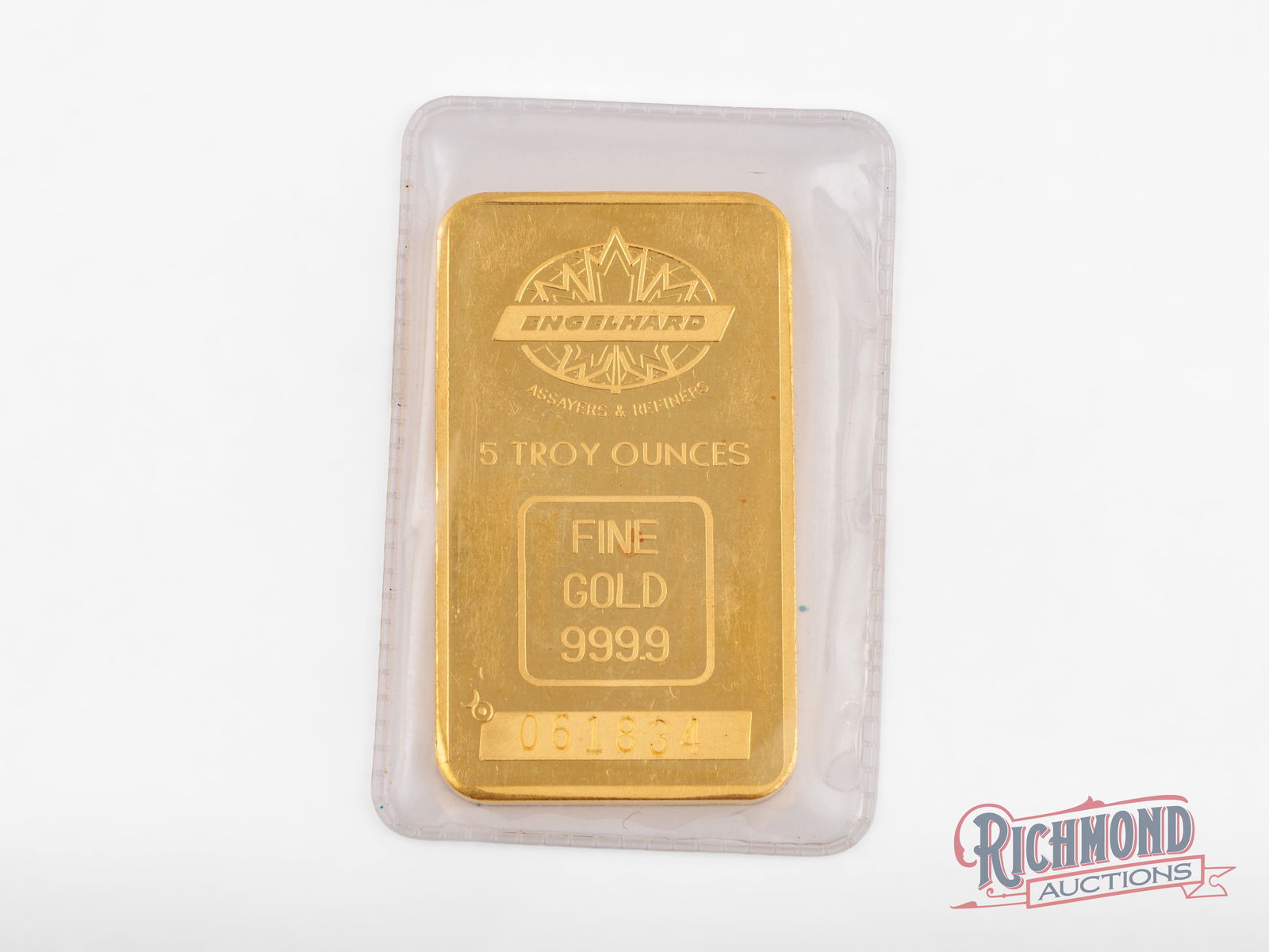 1981 5 Ounce Engelhard Assayers & Refiners Gold Bar (1 of 4)