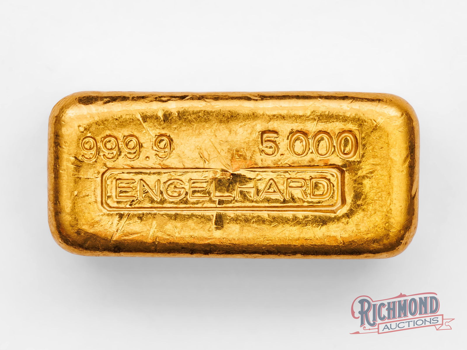 Early 5 oz Gold Engelhard Loaf Bar (1 of 4)