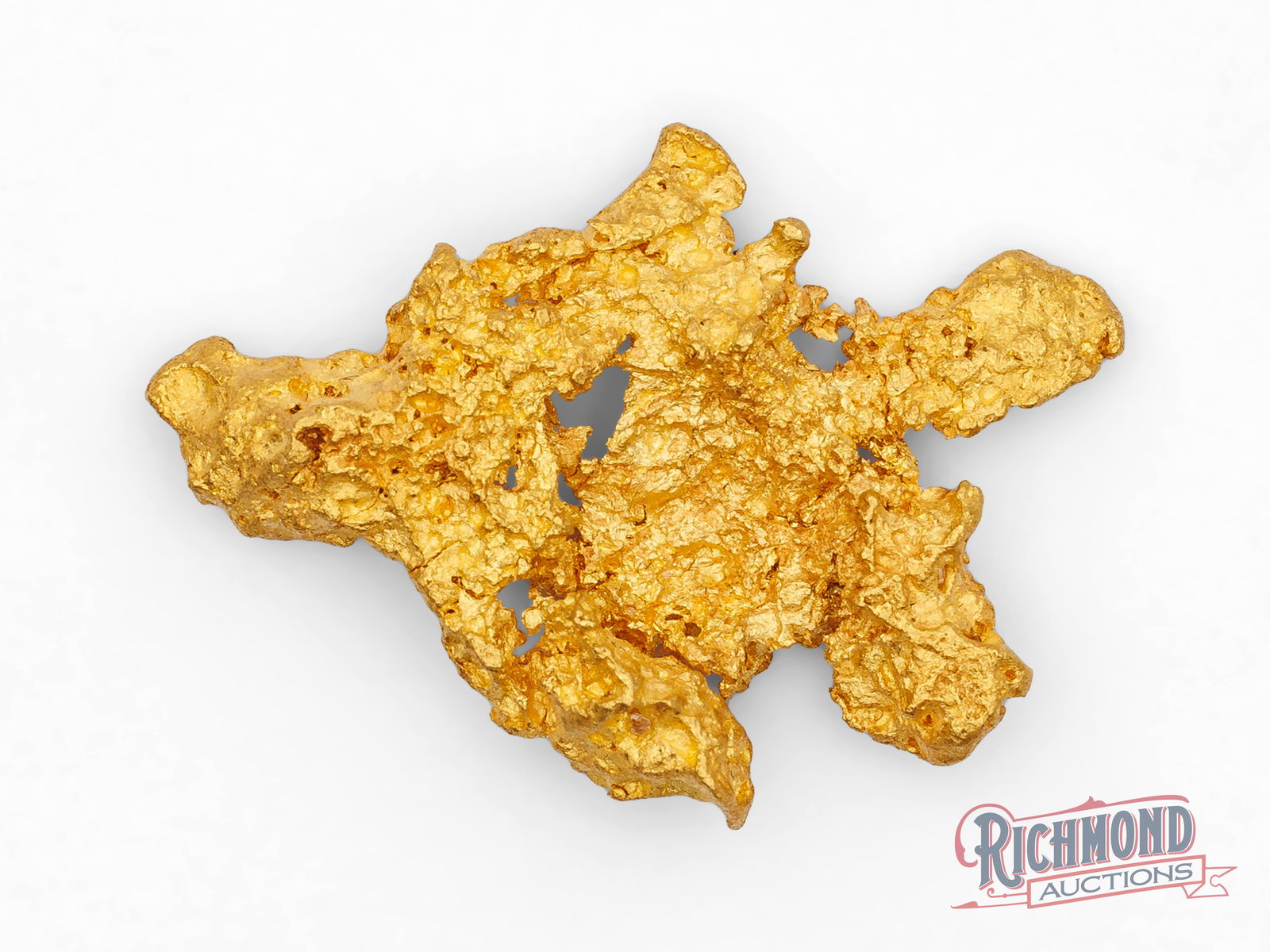 10.8g Natural Gold Nugget: Found near Kalgoorlie, this nugget is the result of careful ground reading and persistence. A full-time prospector removed surface layers to reveal an ancient wash layer and followed it until this