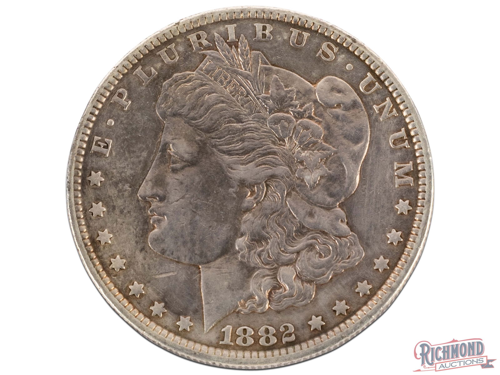 1882-CC $1 Morgan Silver Dollar in Extremely Fine Condition (1 of 2)